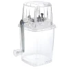 Broyeur à glaçon glace pilée acier inoxydable 15,5x11,5xH23,8cm