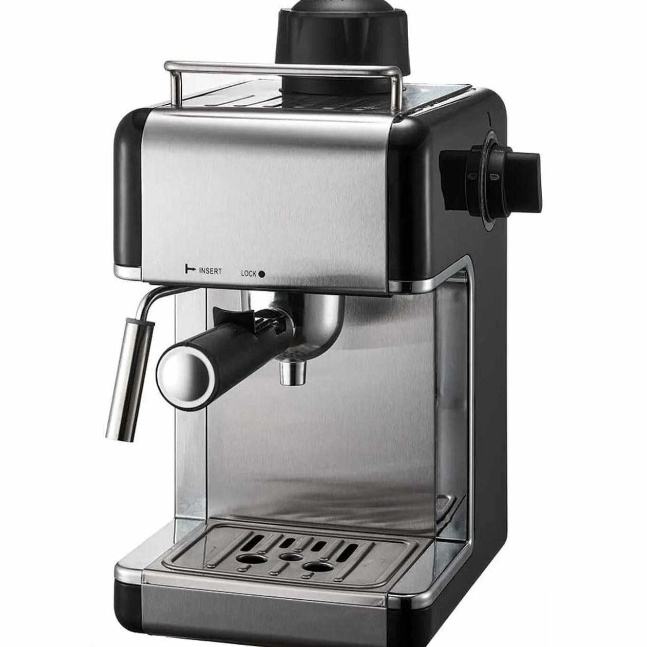 Cafetière expresso Homday noire pour café moulu 800 W