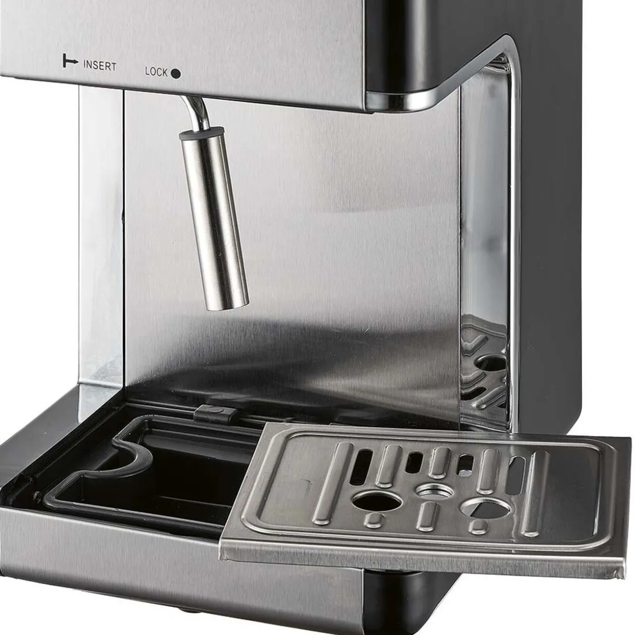 Cafetière expresso Homday noire pour café moulu 800 W