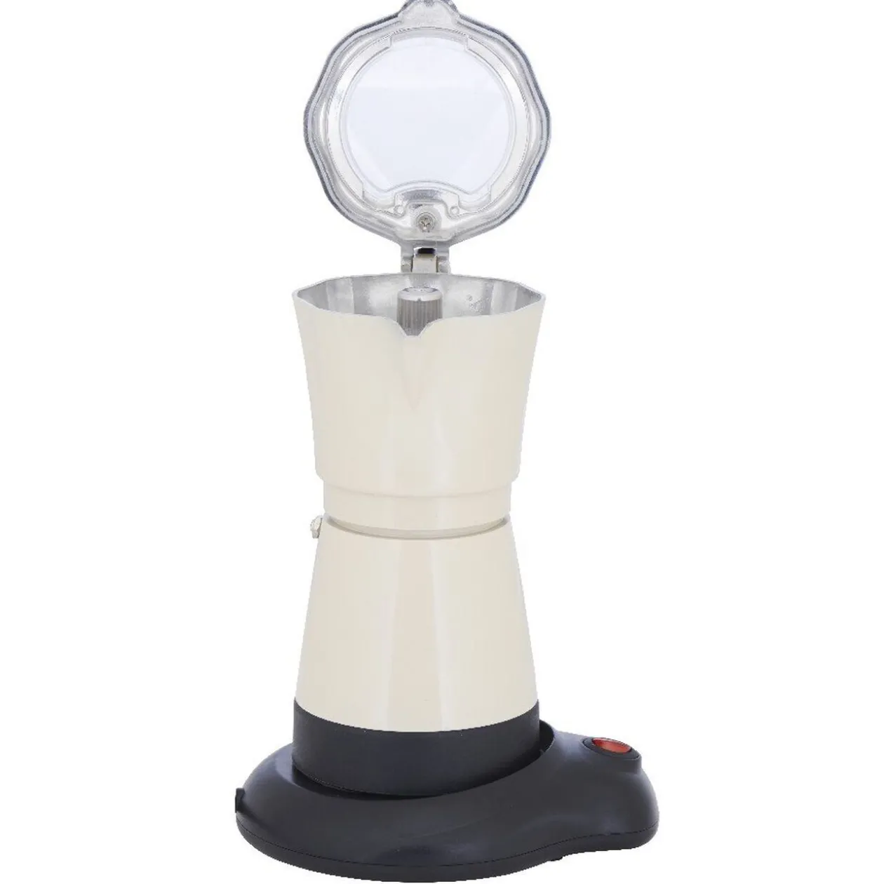 Cafetière italienne électrique Homday rétro beige