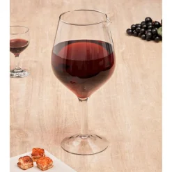 Carafe en verre transparent en forme de verre