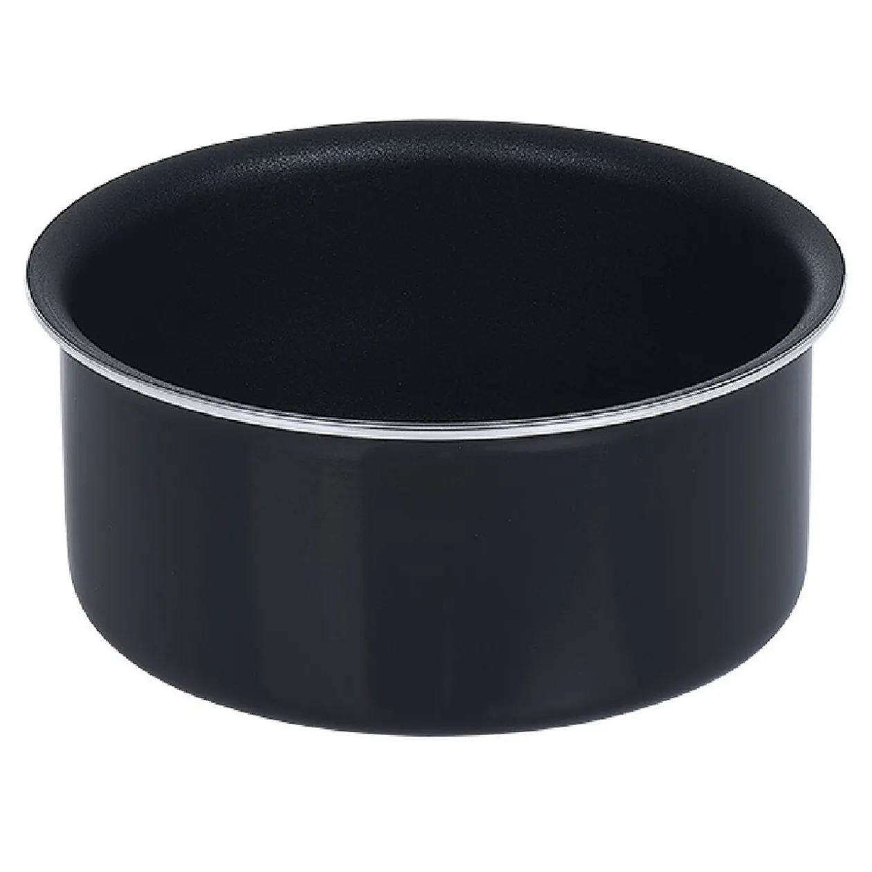 Casserole aluminium noir x3 avec poignée amovible x1