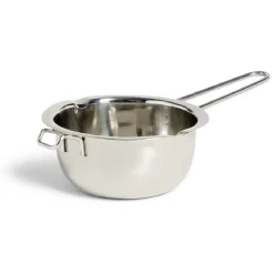 Casserole bain-marie inox gris Ø14,3cm