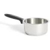 Casserole tous feux dont induction inox gris Ø15,5cm