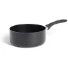 Casserole tous feux sauf induction aluminium noir Ø20cm
