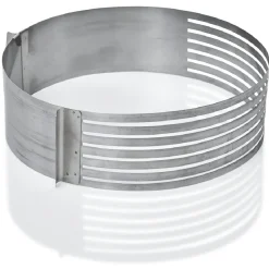 Cercle à pâtisserie extensible spécial génoise inox