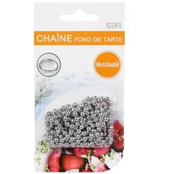 Chaîne fond de tarte inox