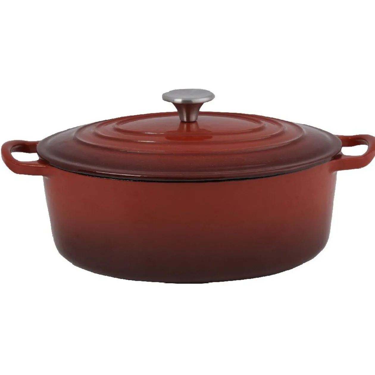 Cocotte en fonte rouge ø 32 cm