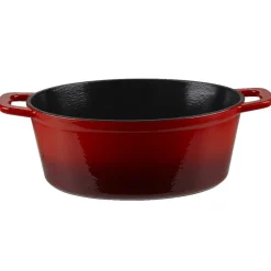 Cocotte fonte rouge et noir
