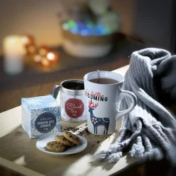 Coffret mug 400 ml avec boisson et biscuits Noël scandinave