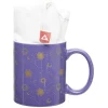 Coffret mug 330ml et tote bag signe du zodiaque blanc et violet