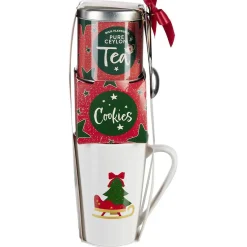 Coffret Mug XXL avec boisson et gourmandises Noël tradition