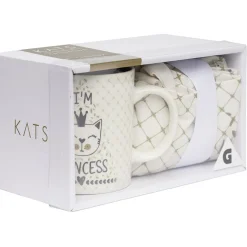 Coffret totebag avec mug porcelaine