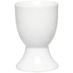 Coquetier en porcelaine blanc