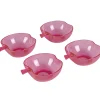 Coupelle design pomme rose x4