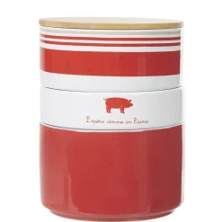 Coupelle empilable apéro rouge et blanc x3