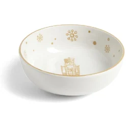 Coupelle Noël porcelaine Ø12cm - 2 modèles