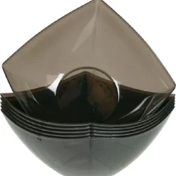 Coupelle plastique noir X6