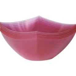 Coupelle plastique rose X6