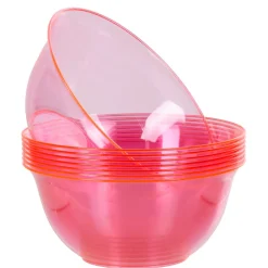 Coupelle plastique unie rose fuchsia x 10