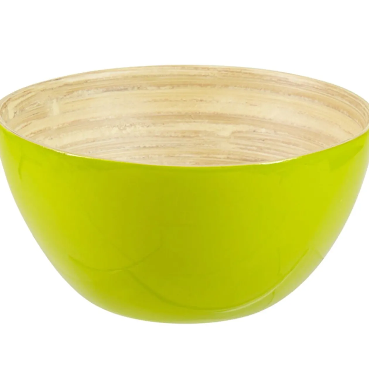 Coupelle ronde bambou verte