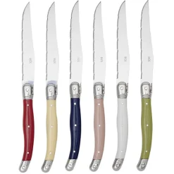 Couteau à steak inox et ABS x6