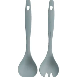 Couvert à salade en résine vert d'eau