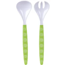 Couvert salade plastique couleur