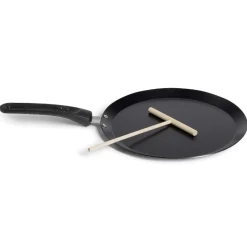 Crêpière Ø24cm avec spatule en bois
