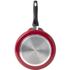 Crépière en aluminium forgé rouge ø 28 cm