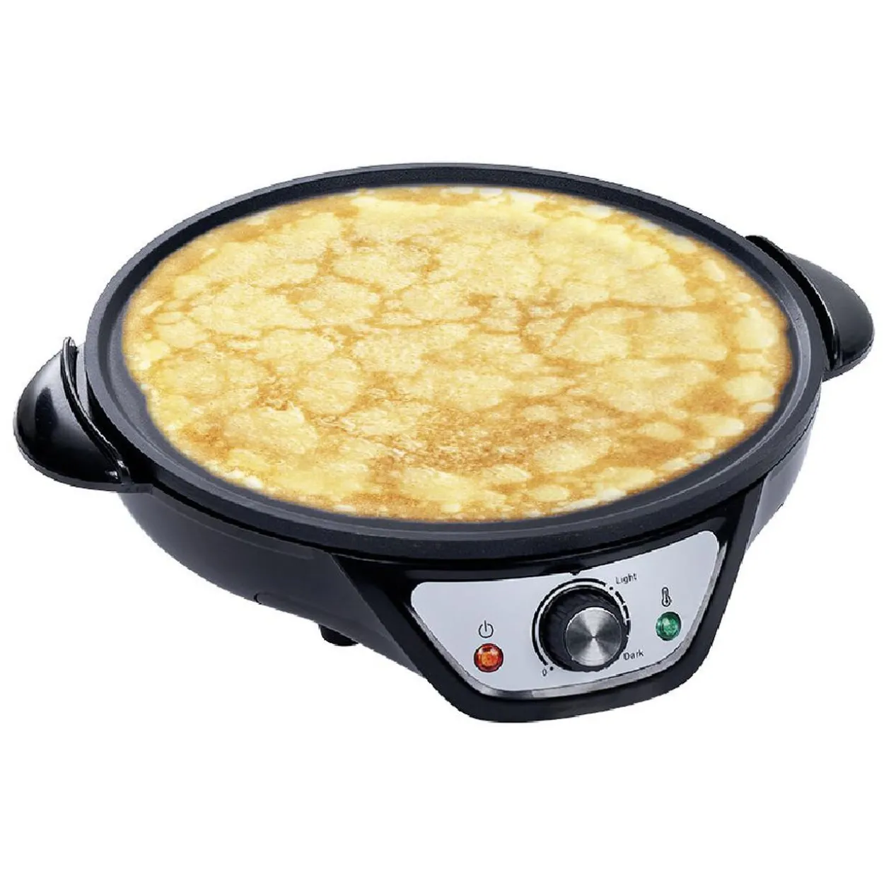 Crêpière en aluminium noir