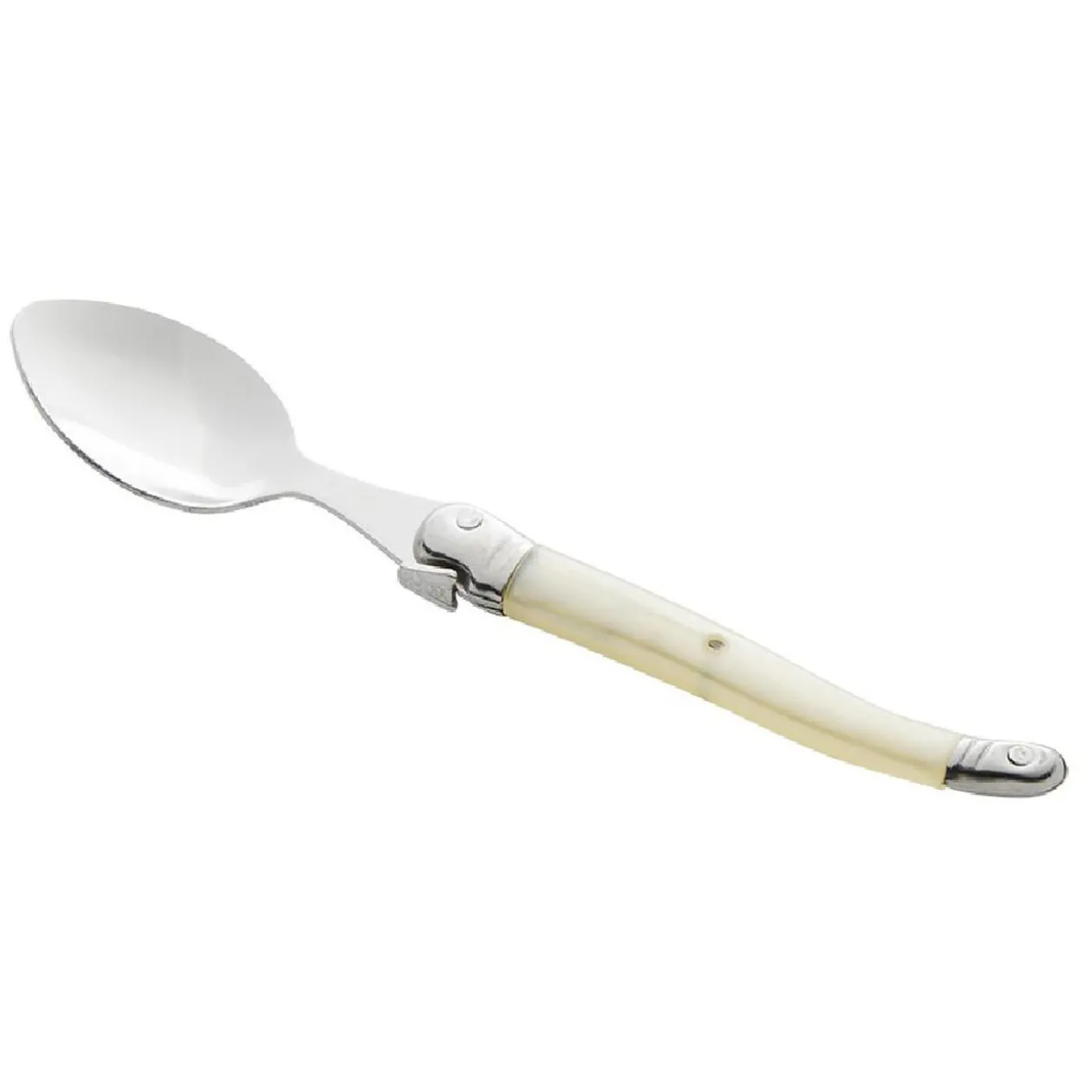 Cuillère à café Laguiole inox manche ABS ivoire