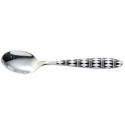 Cuillère à dessert Losange noir et blanc