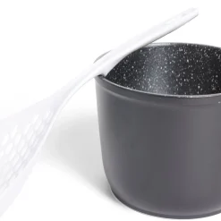 Cuillère écumoire plastique blanc ou orange