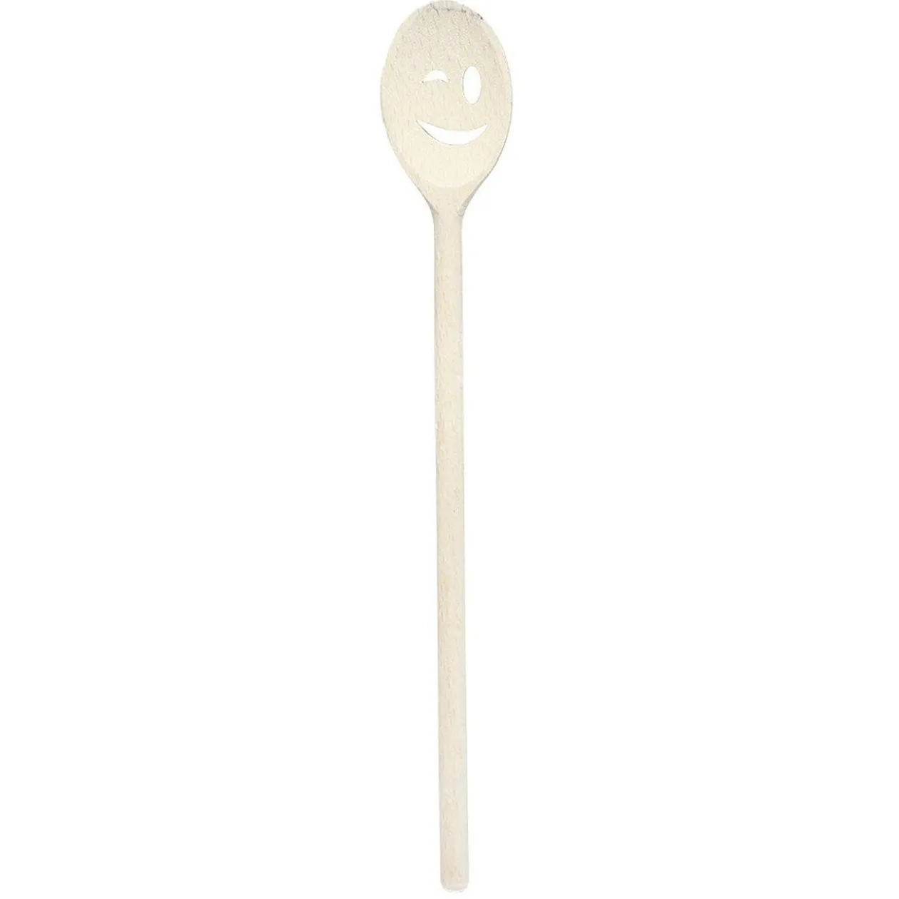 Cuillère en bois design sourire L30 cm