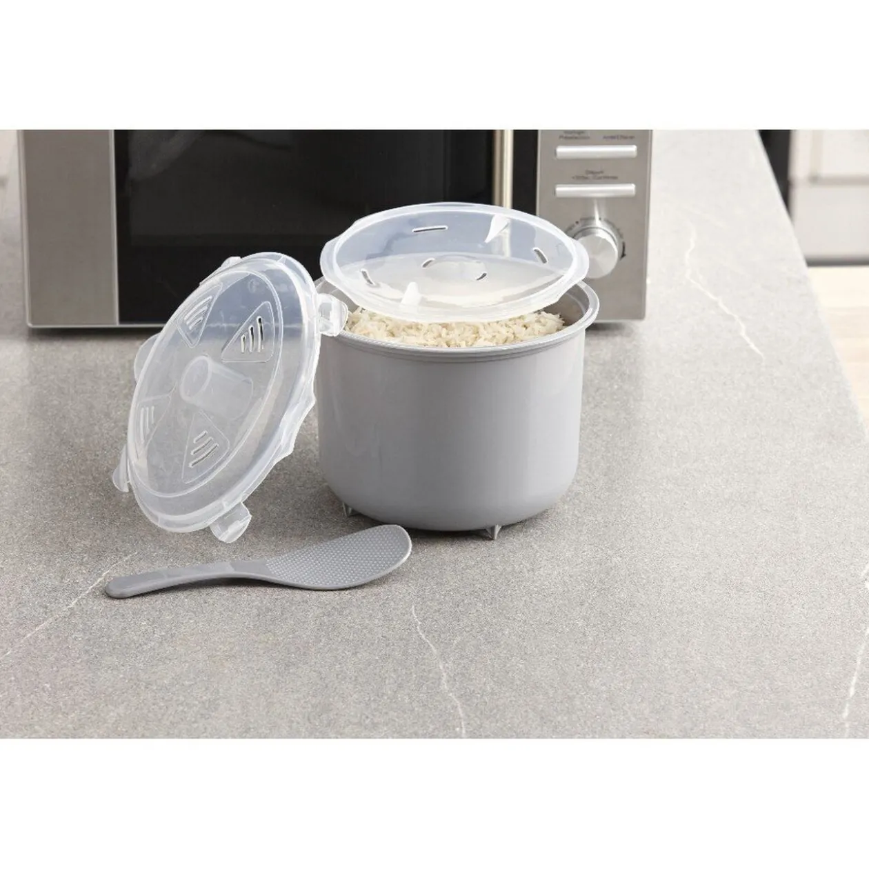 Cuiseur à riz vapeur micro-ondes 2 L