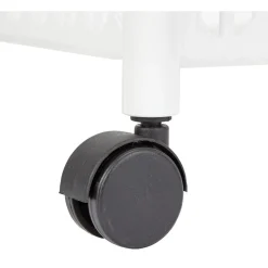 Desserte de cuisine 3 niveaux panières blanches