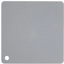 Dessous de plat carré en silicone 18x18cm - 2 coloris