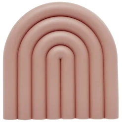 Dessous de plat forme arc-en-ciel uni 15x15cm