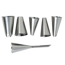 Douilles à pâtisserie Cuisilux en inox x6