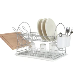 Egouttoir à vaisselle blanc