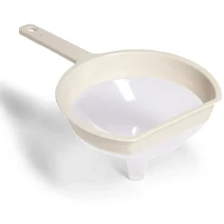 Entonnoir polypropylène blanc L22,5x9,5xH14,5cm