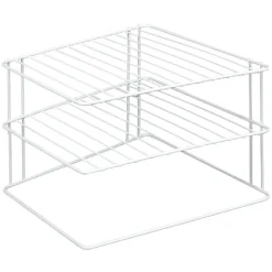 Etagère d angle 3 niveaux porte assiettes Metaltex