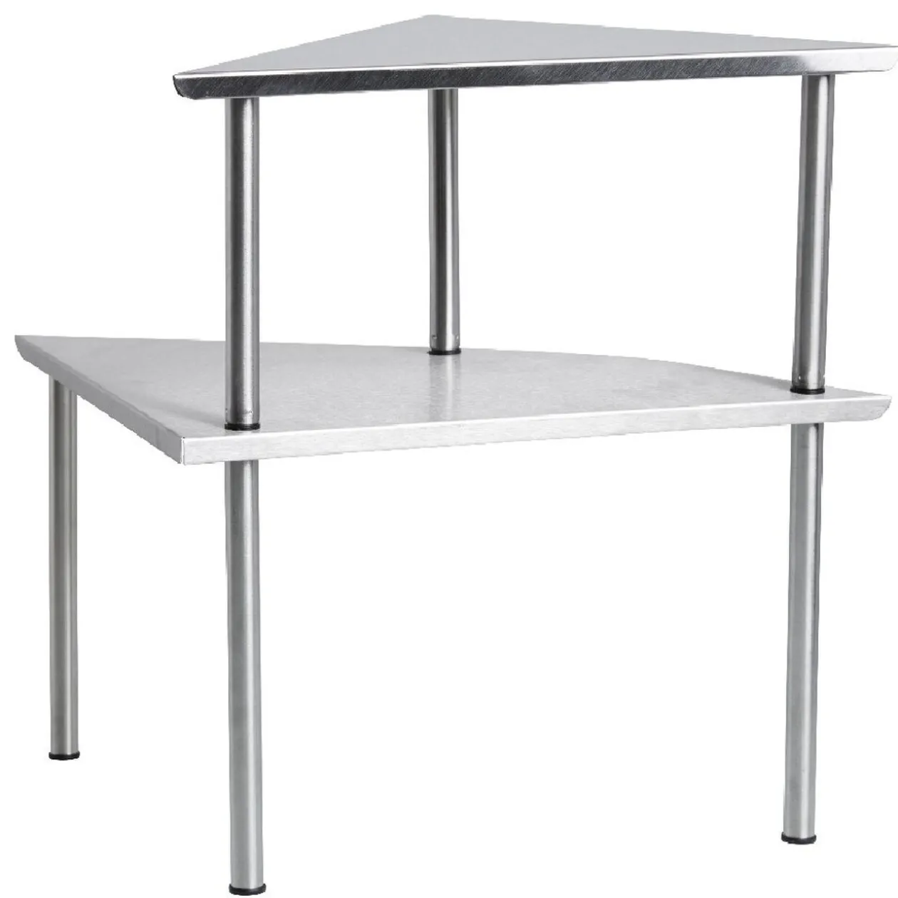 Etagère d'angle de cuisine gris