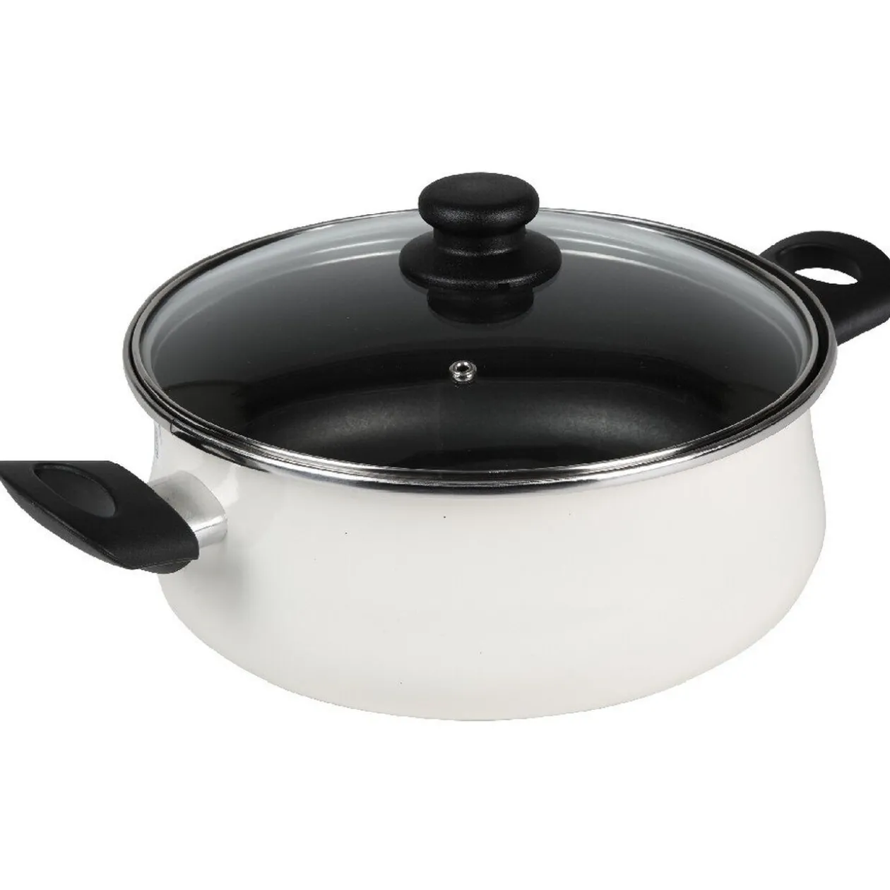 Faitout acier émaillé beige Ø 26 cm