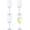 Flûte à champagne bord doré 19,5cl x4