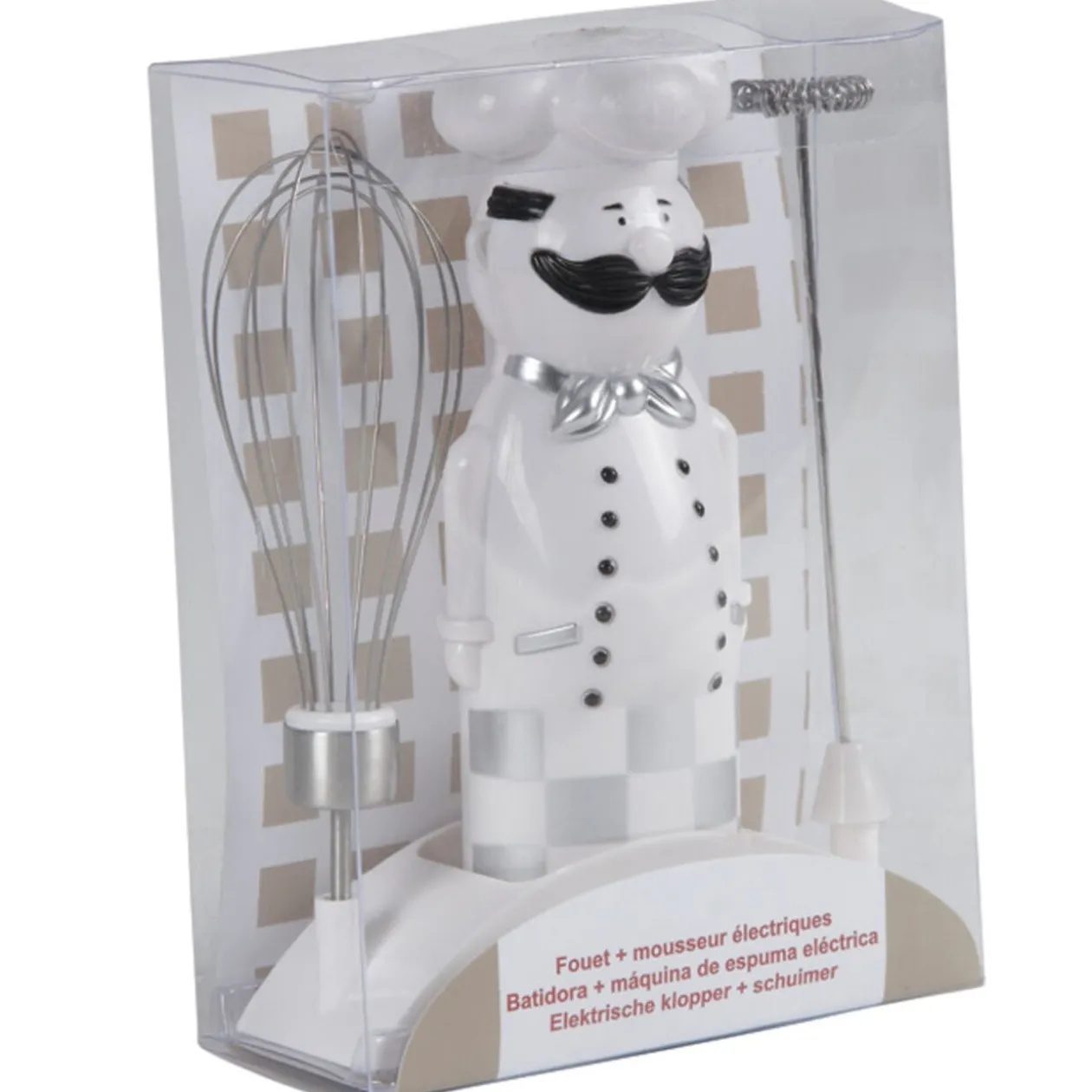 Fouet mousseur électrique 2 en 1