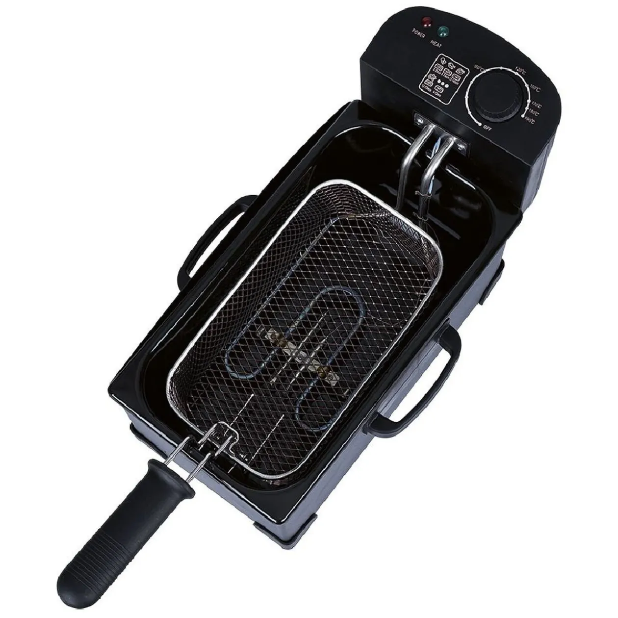 Friteuse électrique 3 L noir Homday 2000 W