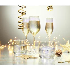 Gobelet en verre Kira doré 31cL x4