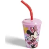 Gobelet enfant avec paille Minnie Mouse Ø9xH16,3cm